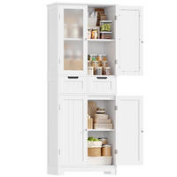 GESCHIRRSCHRANK 60x170x30cm Weiß - Weiß, Holzwerkstoff (30/170/60cm) - Bextsrack