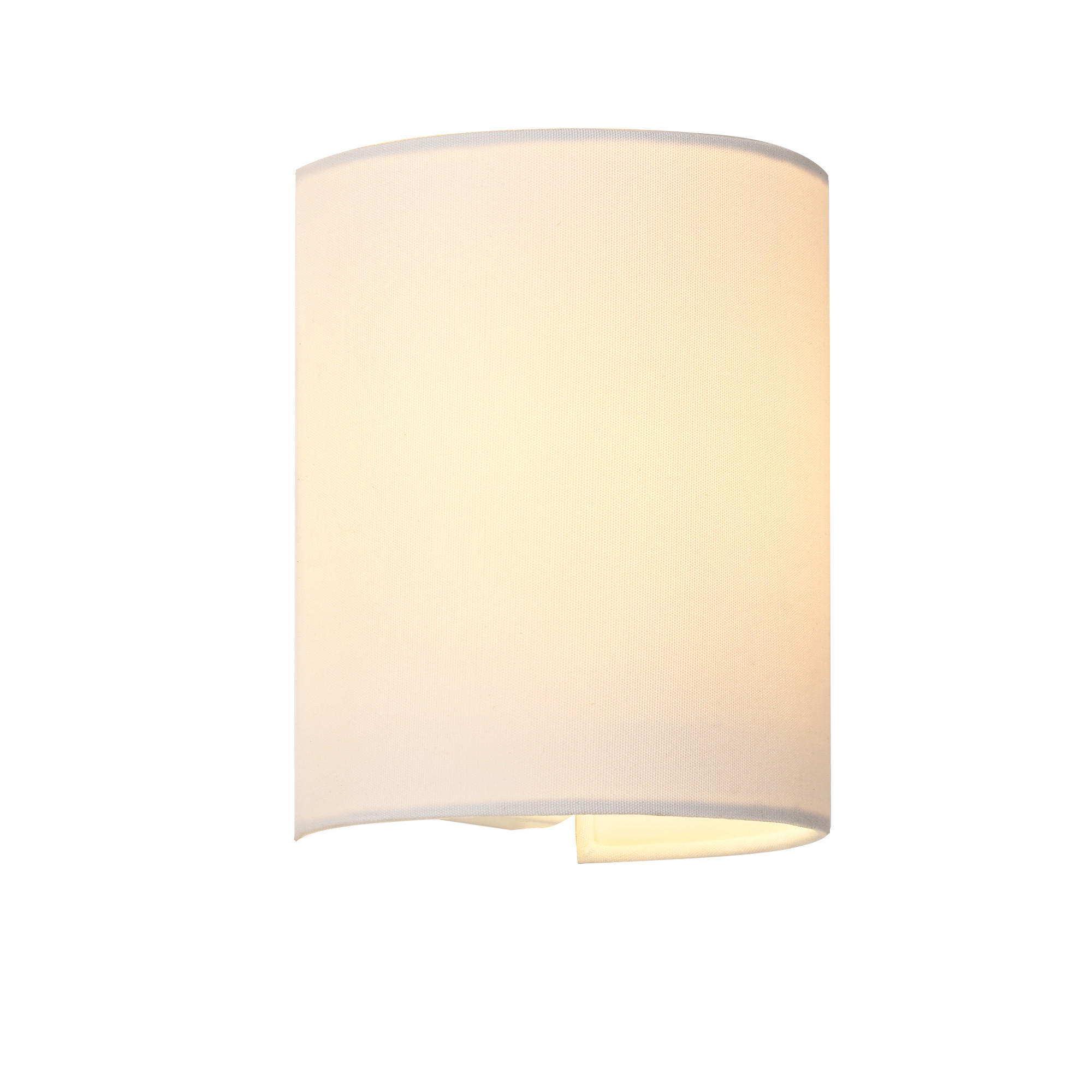 WANDLEUCHTE Brüssel - Weiß, Textil (13/18/20cm) - lux.pro