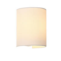 WANDLEUCHTE Brüssel - Weiß, Textil (18/20/13cm) - lux.pro