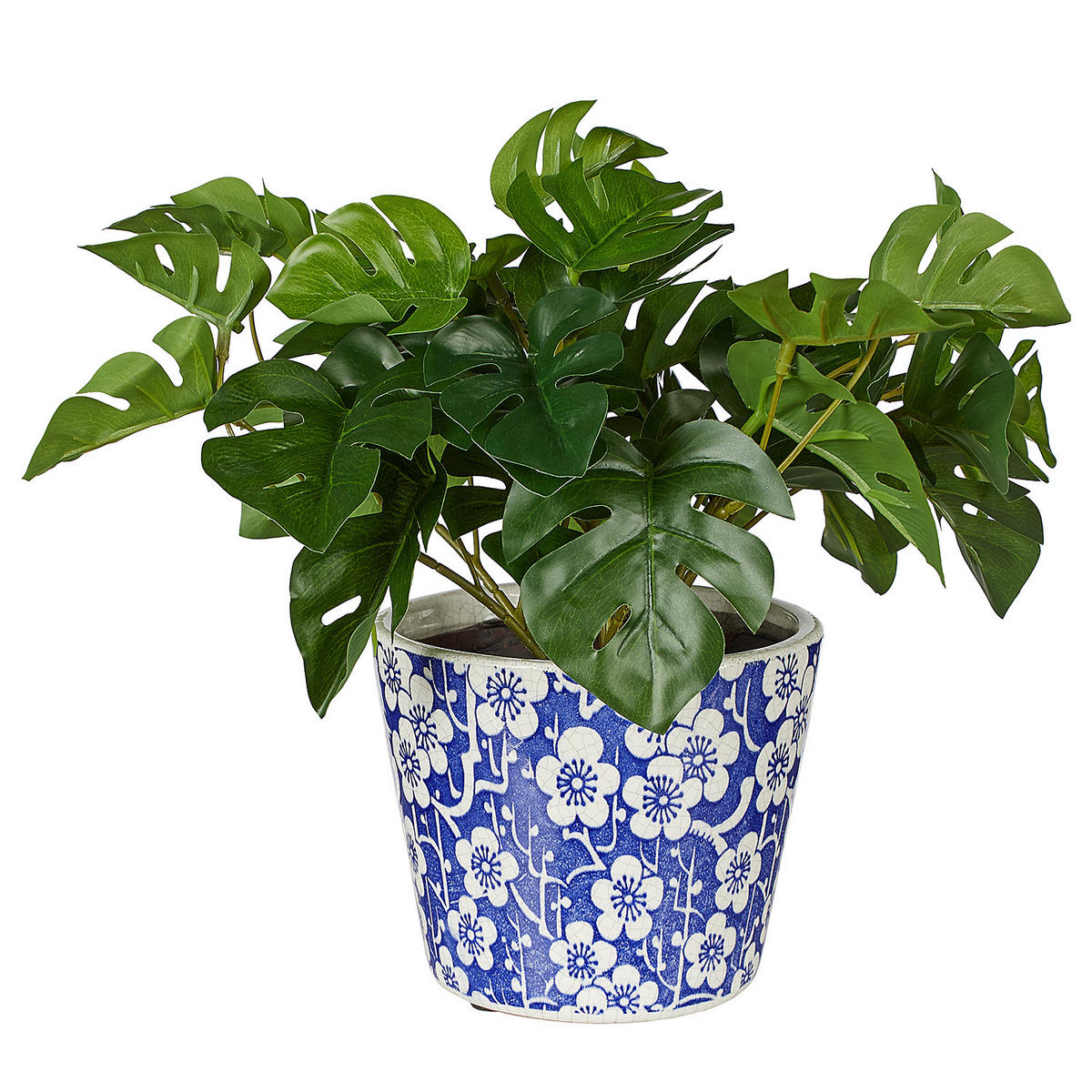 BLUMENTOPF (6er Set) Evergreen - Blau, Keramik (12cm) - BUTLERS