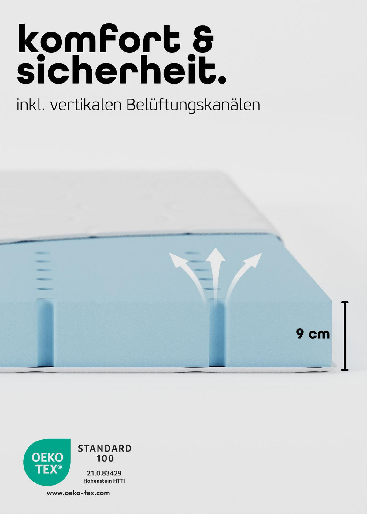 BEISTELLBETT Matratze Cloud Air Rollen & Umbauseite weiß/natur Dreamy 4in1 Bett - Weiß/Naturfarben, Holz (120/90/60cm) - Sämann – make a difference.