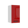 HÄNGESCHRANK SG 30 cm, mit 1 Tür, Rot Hochglanz - Rot, Holz (30/58/29.6cm) - B BELINI GROUP