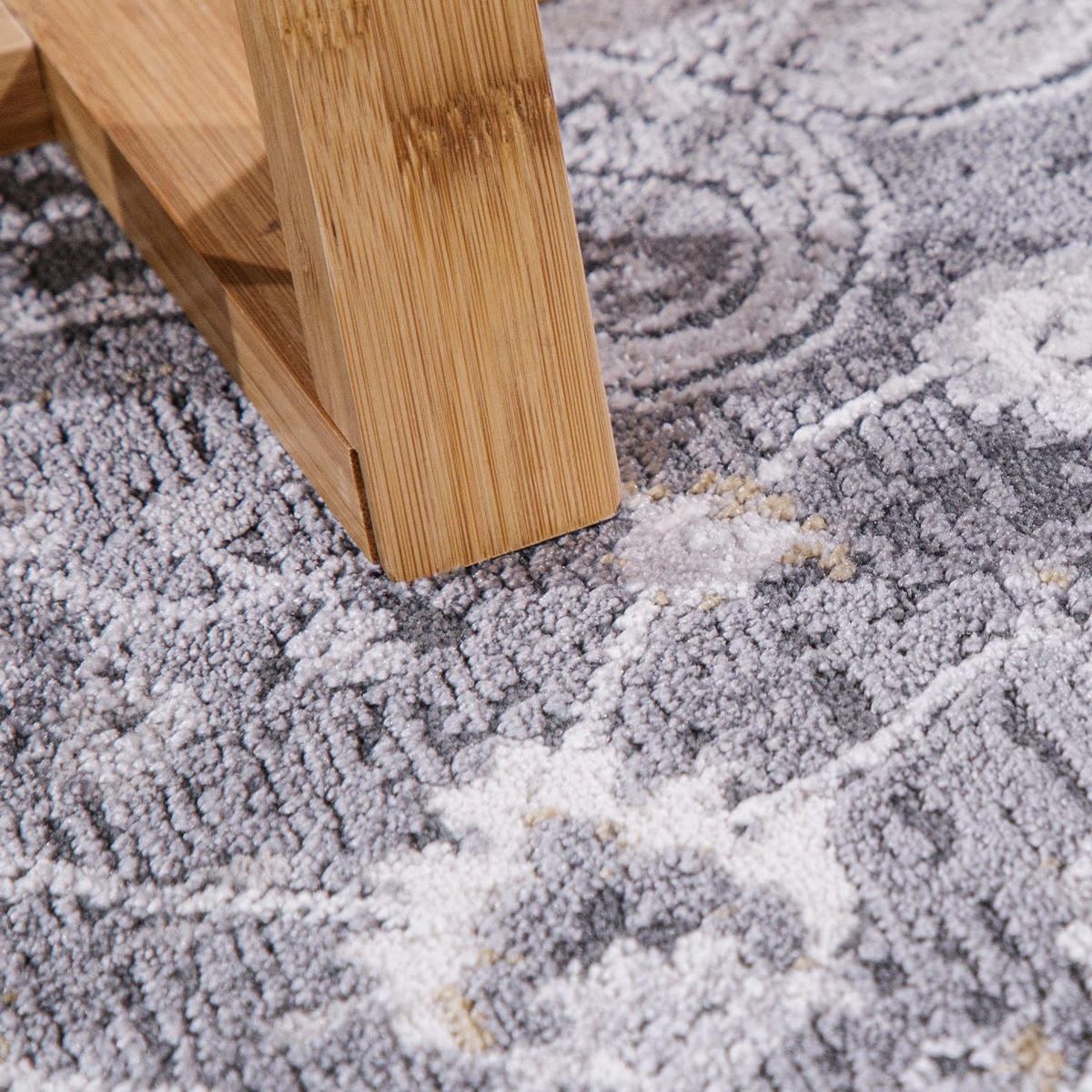 KURZFLORTEPPICH 80/150 cm Calabria 582 - Grau, Kunststoff (80/150cm) - Paco Home