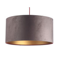 HÄNGELEUCHTE Gold 50/25 cm - Goldfarben/Braun, Kunststoff (50/0.8/25cm) - ONZENO