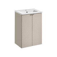 WASCHTISCHKOMBI 60 cm 2Teile - Nova Oak N BM282 in Kaschmir/ Matt - Kaschmir, Holz (60/57/40cm)