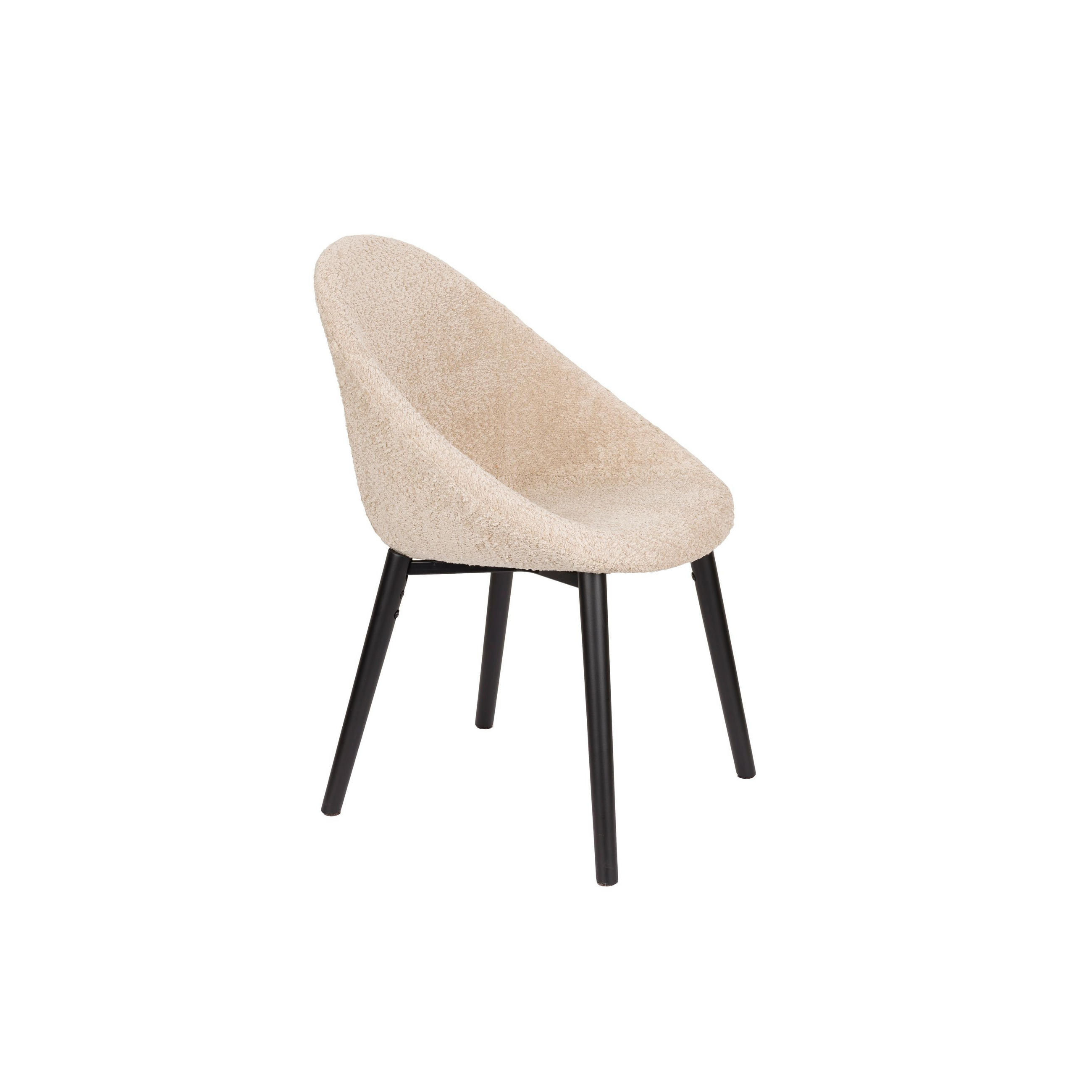 Dutchbone Esszimmerstuhl Beige 54x81.5x57 cm