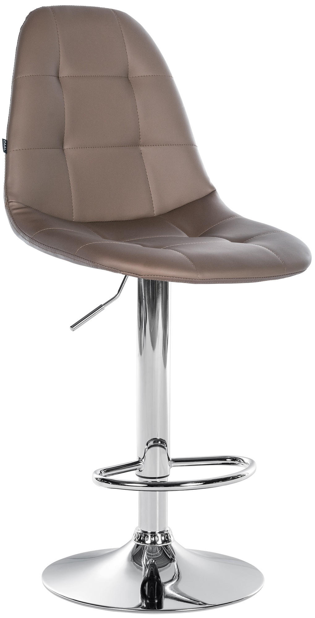 BARHOCKER Metall braun - Braun, Textil/Metall (47/58/56cm) - CLP