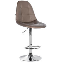 BARHOCKER Metall braun - Braun, Textil/Metall (47/58/56cm) - CLP