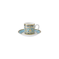 ESPRESSOTASSE MIT UNTERTASSE Samarkand Aquamarin blau 50 ml - Blau, Keramik (12.6/7.8/12.6cm) - Villeroy & Boch