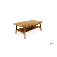 KAFFETISCH PAUL - Wildeiche, Holz (110/70/42cm) - byoak