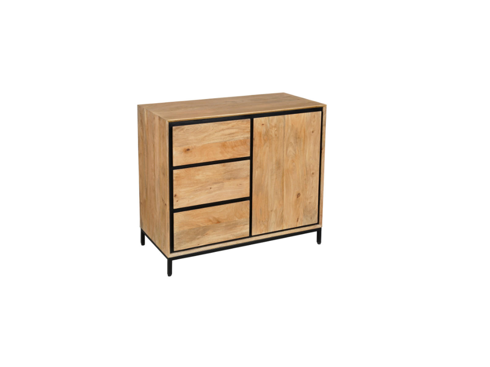 SIDEBOARD Hardwood Mangoholz 100 cm / 45 cm Natur - Naturfarben, Holz (100/85/45cm) - Villa Möbel