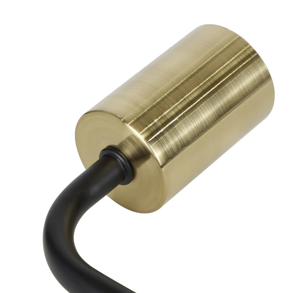 TISCHLEUCHTE Sylnekk 48.5/14.0/21.5 cm - Schwarz, Metall (21.5/48.5/14cm) - ZMH