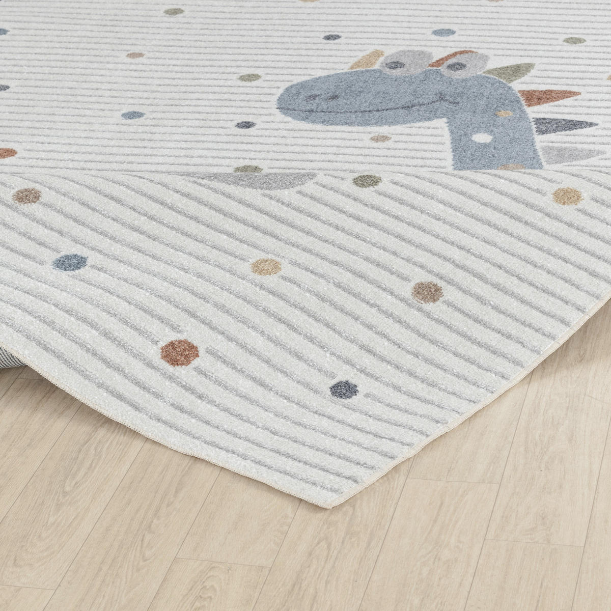 KINDERTEPPICH Maschinenwaschbar 120x170 cm Beige - Beige, Naturmaterialien/Textil (120/170cm) - LIVABLISS