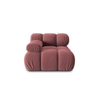 MODUL links Bellis aus Samt rosa - Pink, Textil (94/70/94cm) - Micadoni