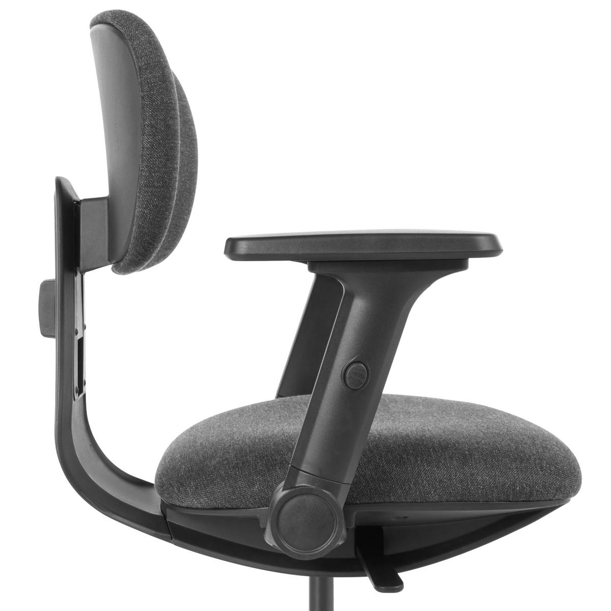 KANCELÁŘSKÁ ŽIDLE Látka Černá Core - černá, textil (68/88/68cm) - Beliani