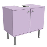 WASCHBECKENUNTERSCHRANK Colour Lavender 60/55/35 cm - Violett, Holzwerkstoff (60/55/35cm) - Bilderwelten