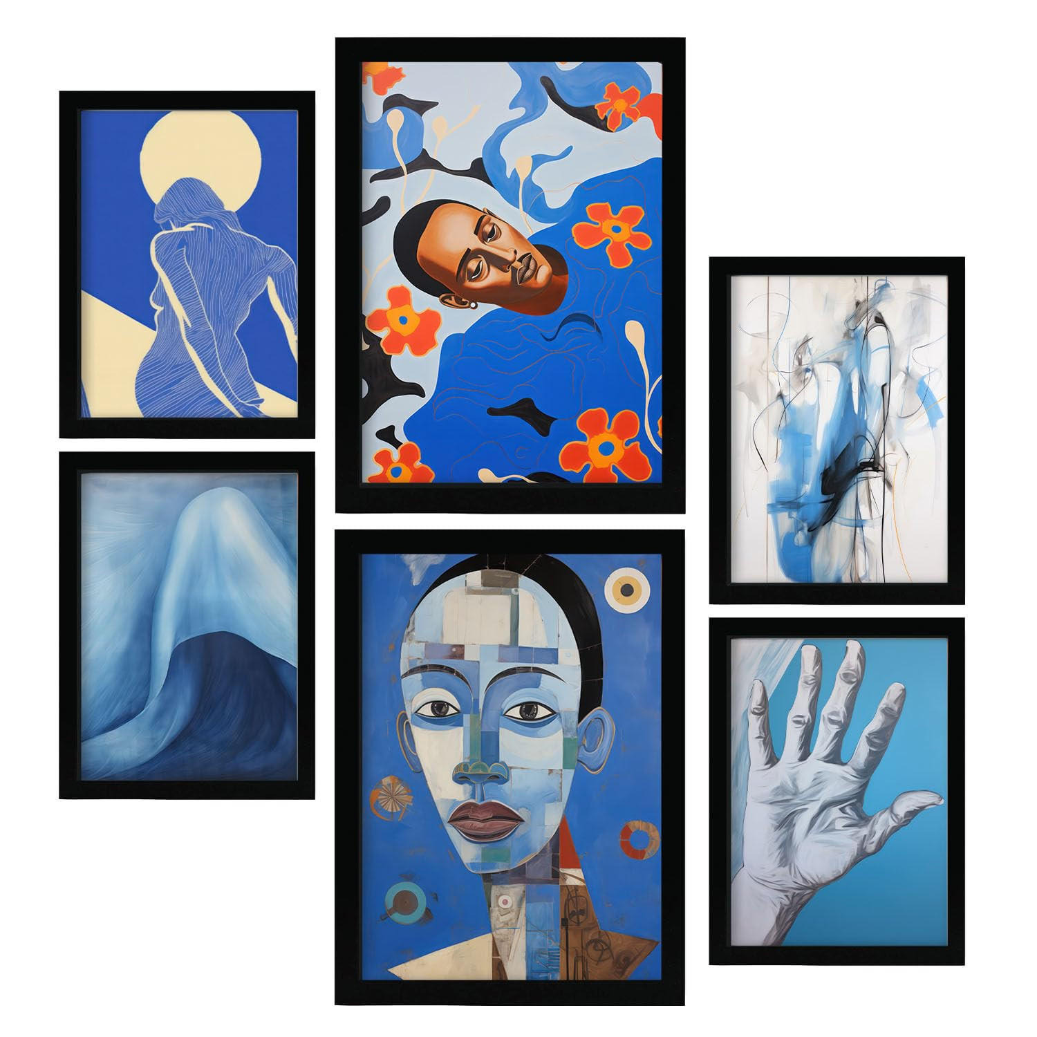 Nacnic Poster Schwarz 29x3 cm
