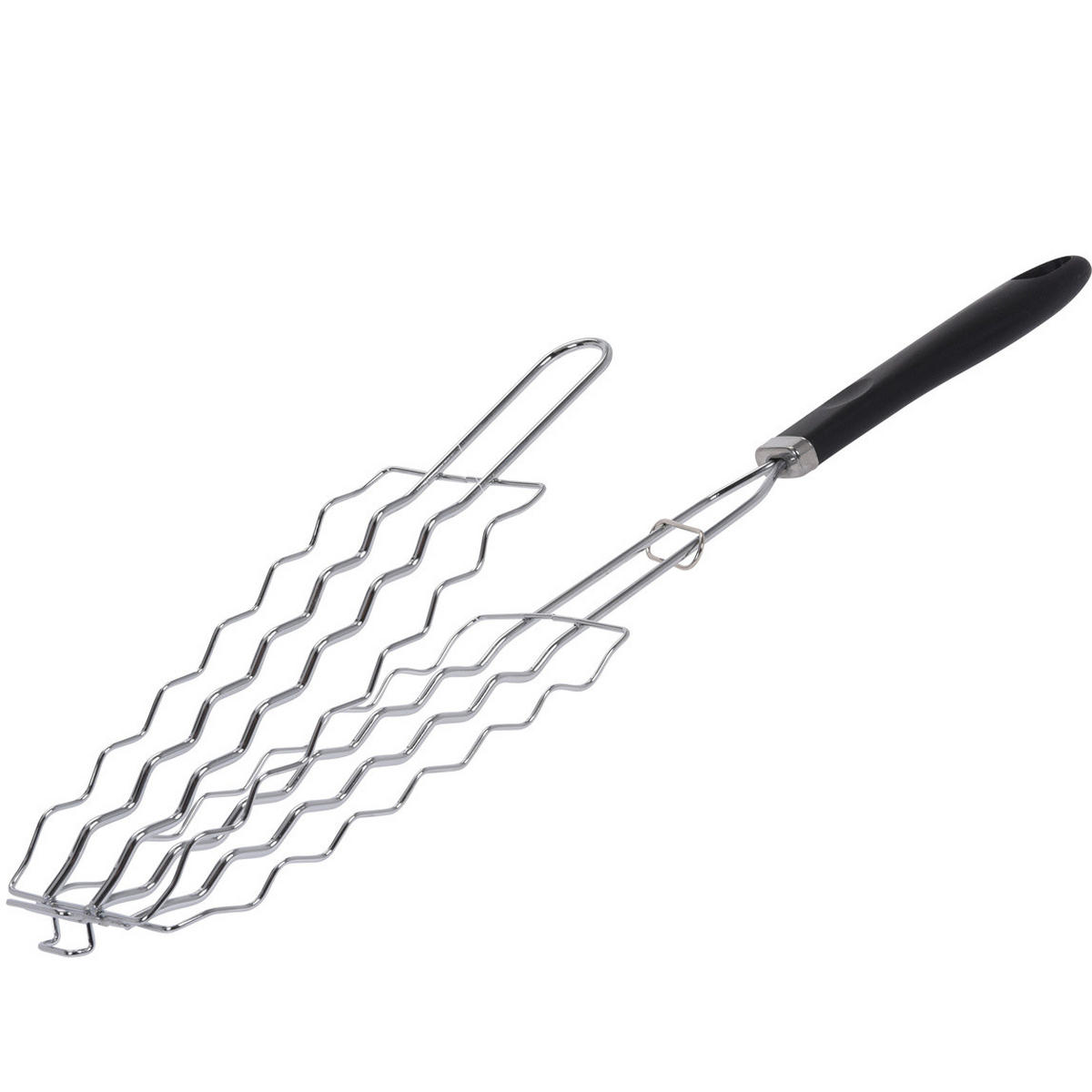 GRILLROST verchromter Stahl länglich - Silberfarben, Metall (9/53cm)