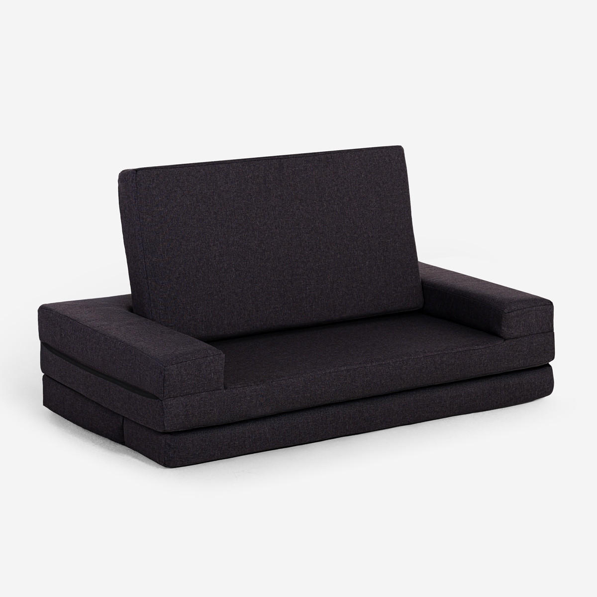 Pasmara Schlafsofa Schwarz 134x70x68 cm