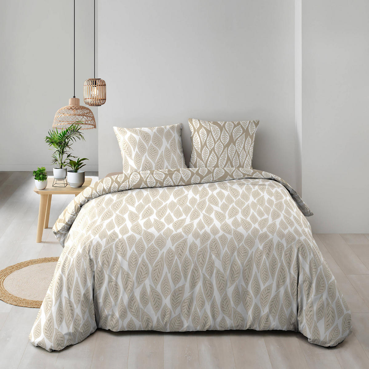 BETTWÄSCHE Mareva 240/220 cm - Beige, Naturmaterialien (220/240cm) - Douceur d´intérieur