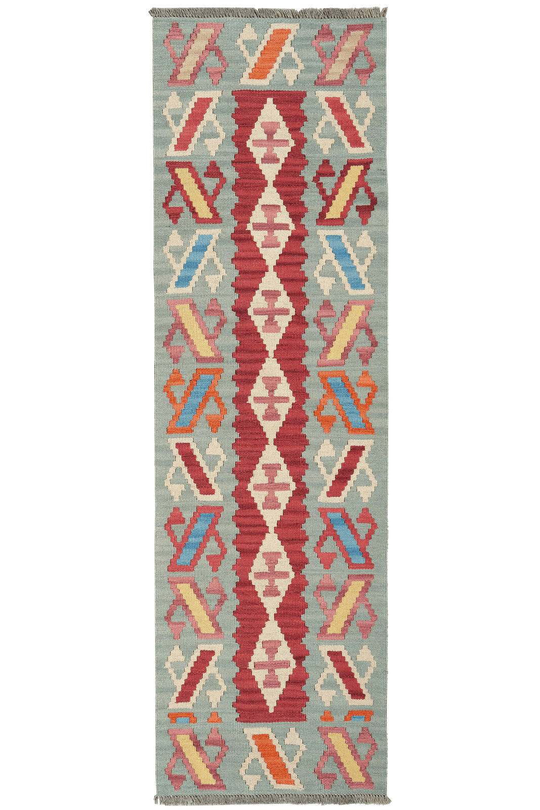 Looma Kelim-Läufer Mehrfarbig 58x194 cm