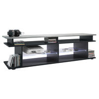 LOWBOARD Movie Platte des TV-Aufsatzes in Avola-Anthrazit - Anthrazit, Holzwerkstoff (138.5/39/37.5cm) - Vladon