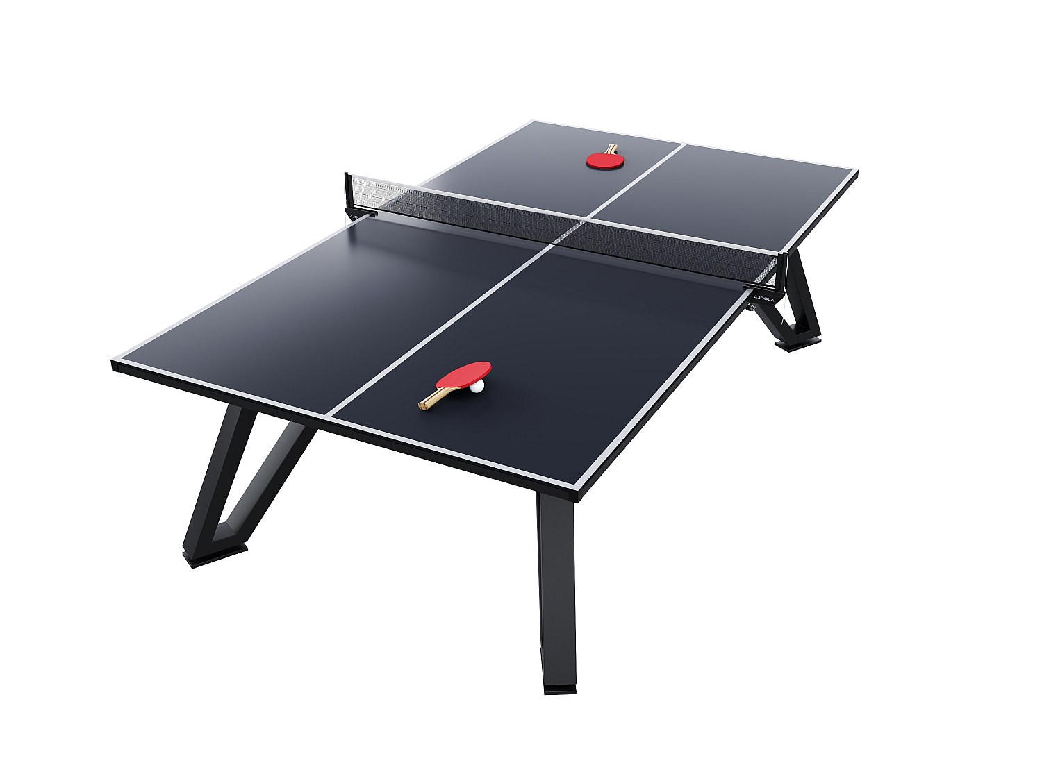 TISCHTENNIS - 274 cm x 152.5 cm - metall - schwarz Jamison - Schwarz, Metall (274/152.5cm) - Vente-Unique