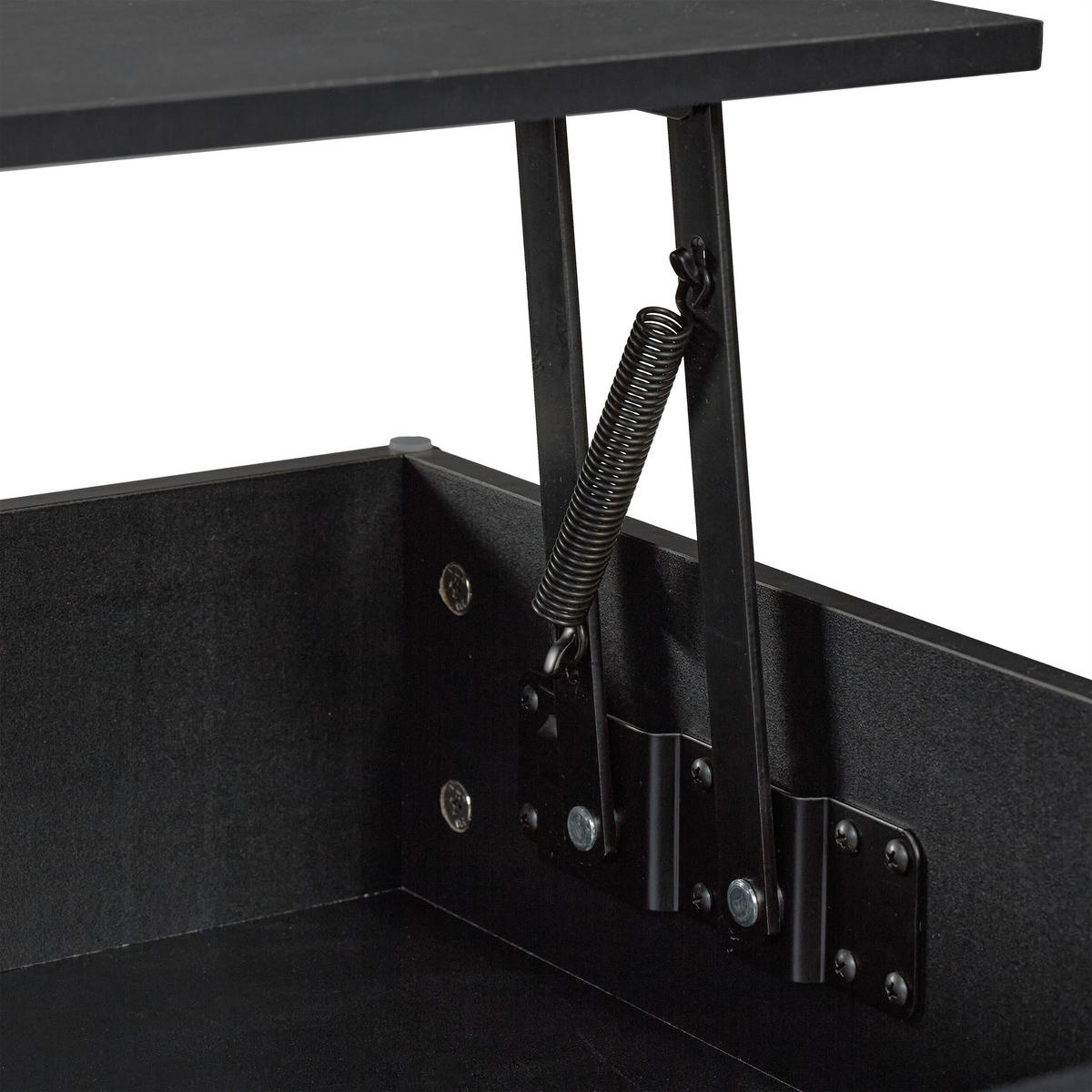 COUCHTISCH - Schwarz, Metall (50/110/56cm) - Relaxdays
