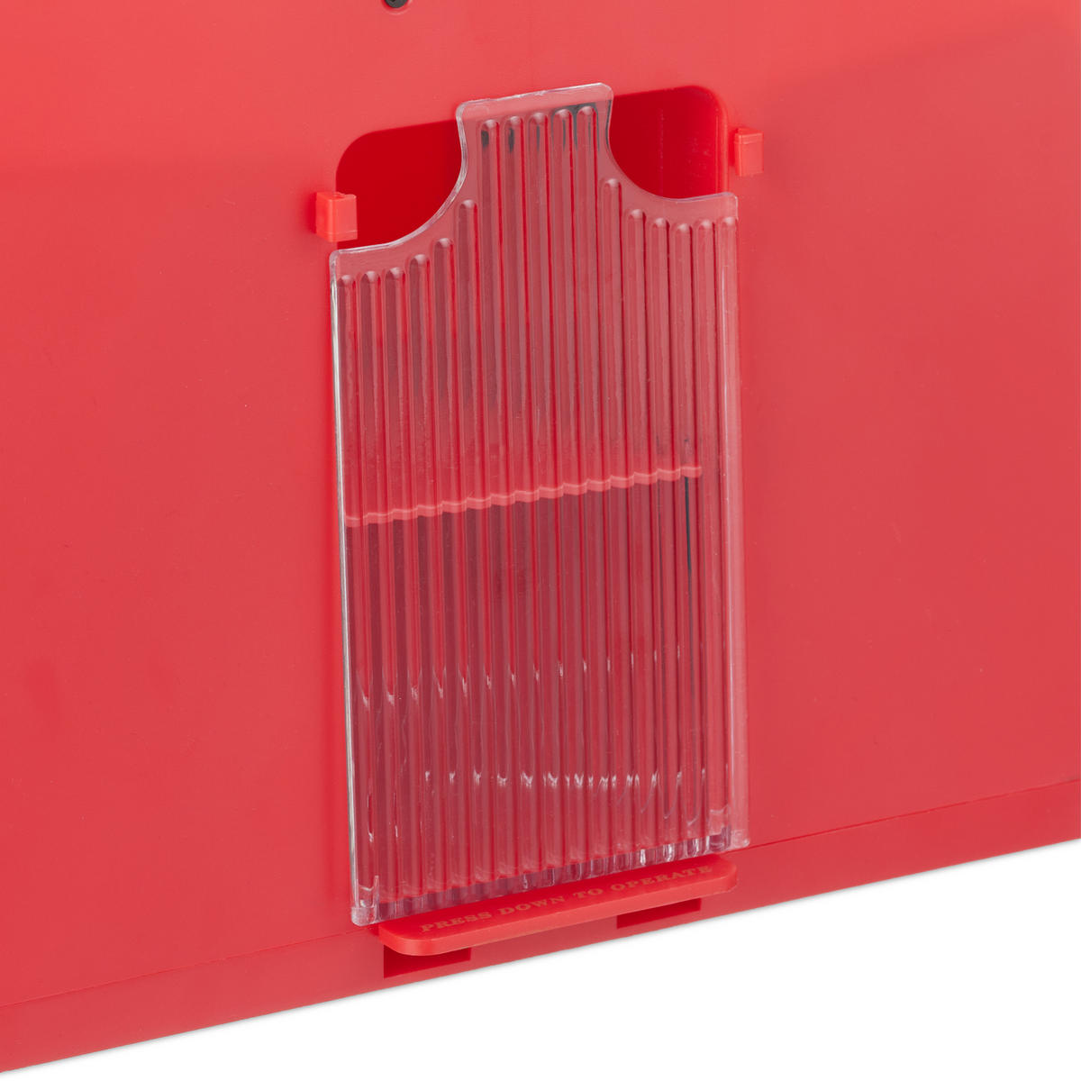 KARTENMISCHMASCHINE - Rot, Kunststoff (20.5/11cm) - Relaxdays