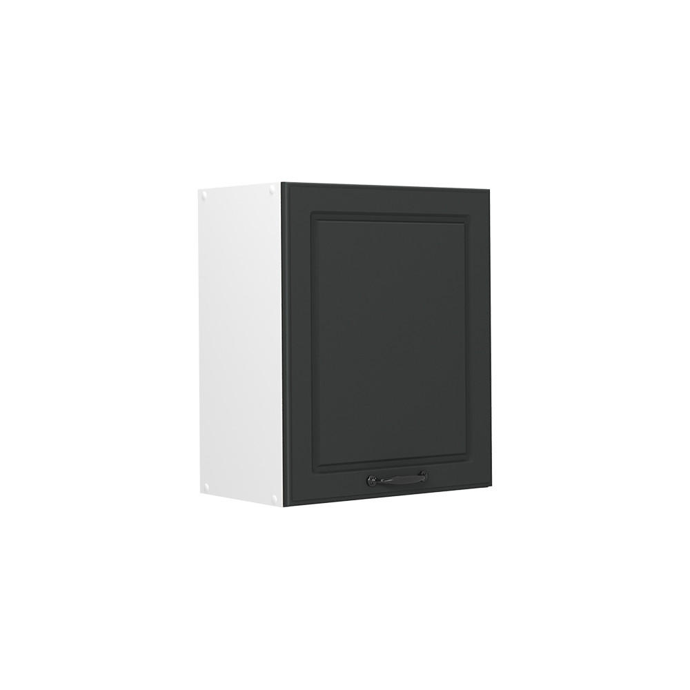 HÄNGESCHRANK R-Line, Anthrazit Landhaus/Weiß, 50 cm - Anthrazit/Weiß, Holzwerkstoff (50/60/31cm) - Vicco