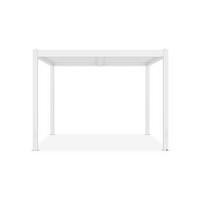 PERGOLA BIOKLIMATISCHE SELBSTTRAGENDE Santa Weiß 3m x 3m - Weiß, Metall (305/220/305cm) - Cazeboo