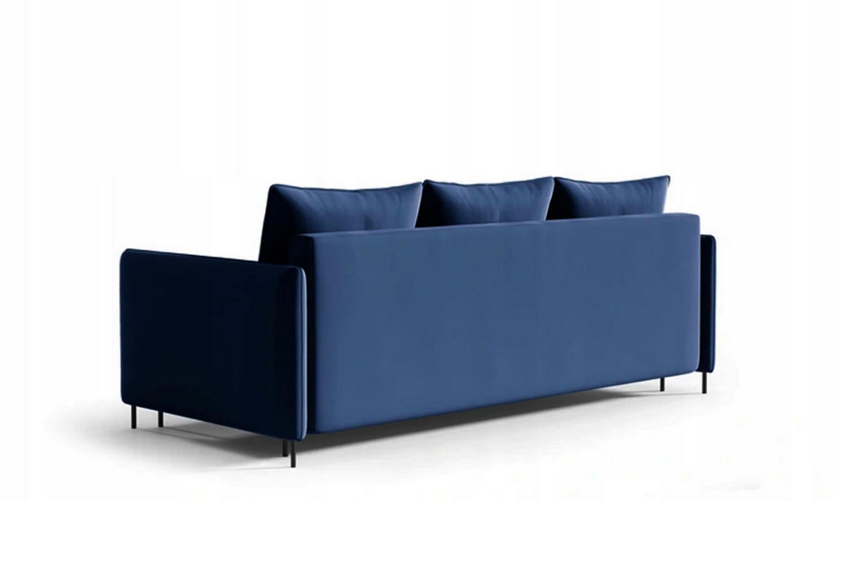 SCHLAFSOFA Belis in Dunkelblau - Dunkelblau, Holzwerkstoff/Textil (216/95/100cm) - Bettso