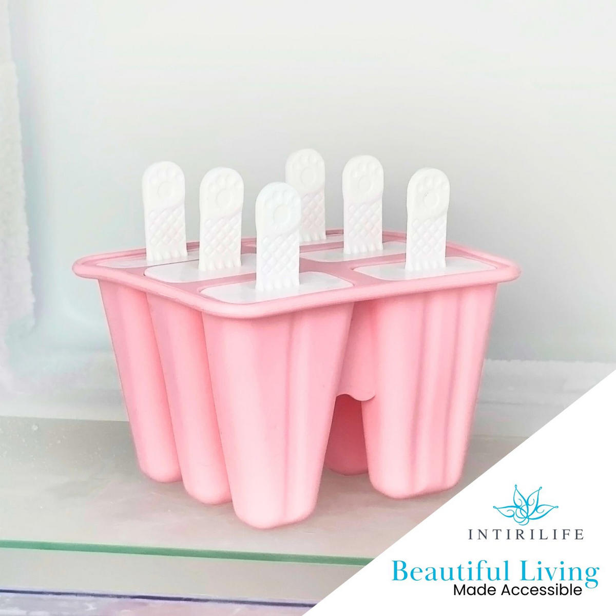 EISCREME FORM - Pink, Kunststoff (12/9/14cm) - Intirilife