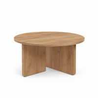 FAVI Couchtisch 60 cm, minimalistisch und zeitlos, Eiche Craft Golden - Eichefarben, Holz (60/60/40cm) - Dekori_Interiors