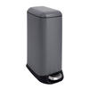 MÜLLEIMER TS12 12L Grau - Grau, Metall (20/47/35cm) - SVITA