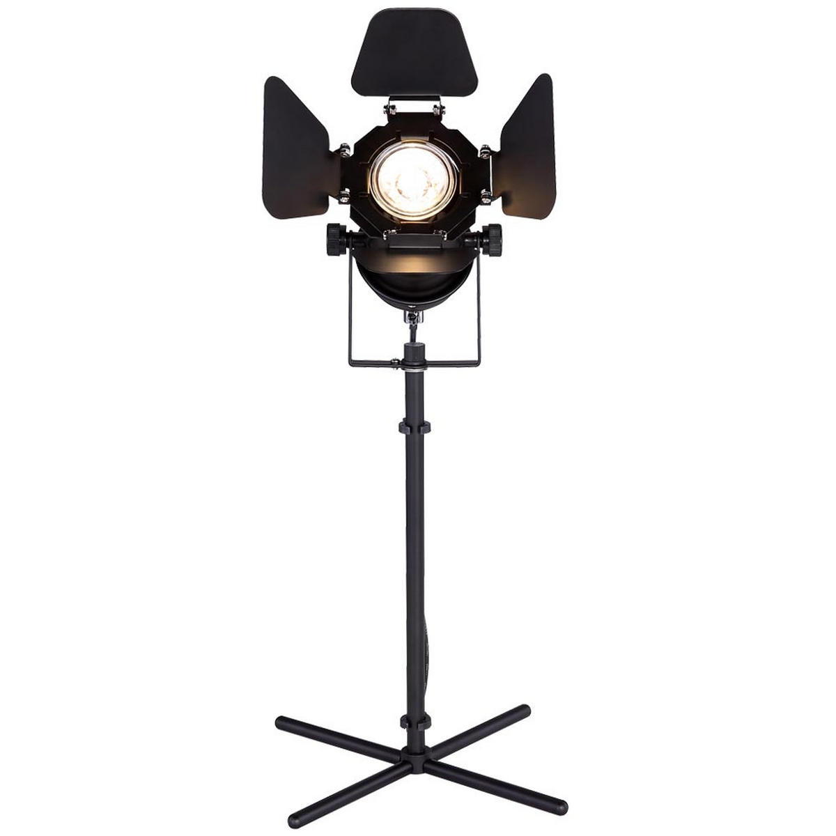LED TISCHLEUCHTE Metall Schwarz - Schwarz, Kunststoff (27.5/24/48.5cm) - Globo Lighting