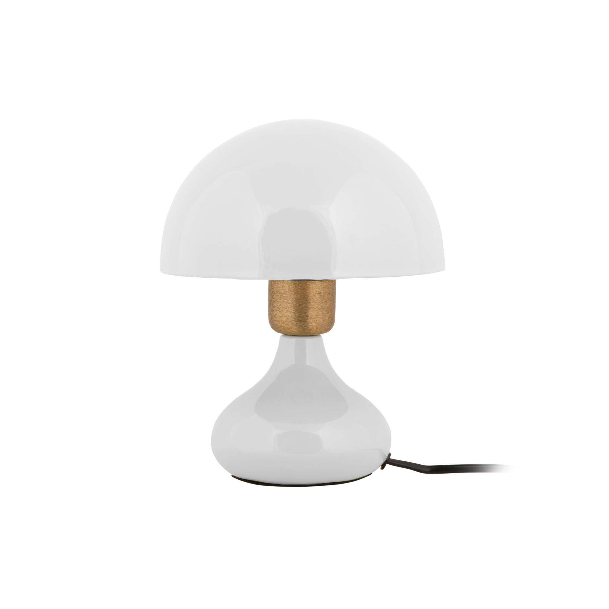 TISCHLAMPE Binc Weiß 17.5/17.5/23 cm - Weiß, Metall (17.5/17.5/23cm) - Leitmotiv