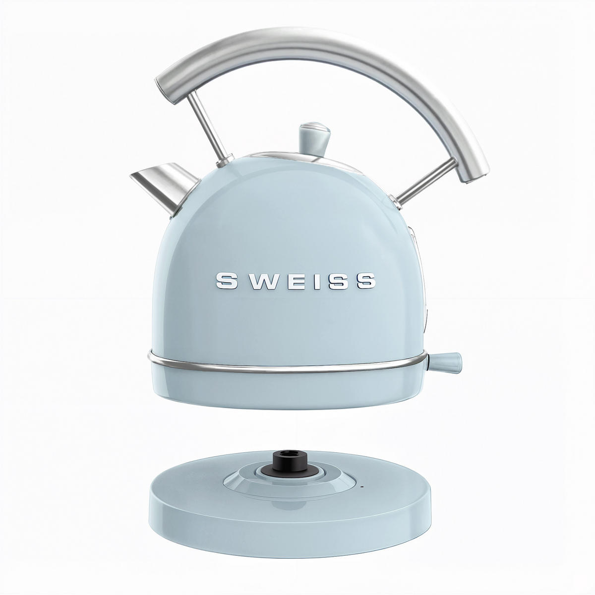 WASSERKOCHER KTL6 Blau, Vintage - Blau, Metall (20/27.5/23.5cm) - SWEISS