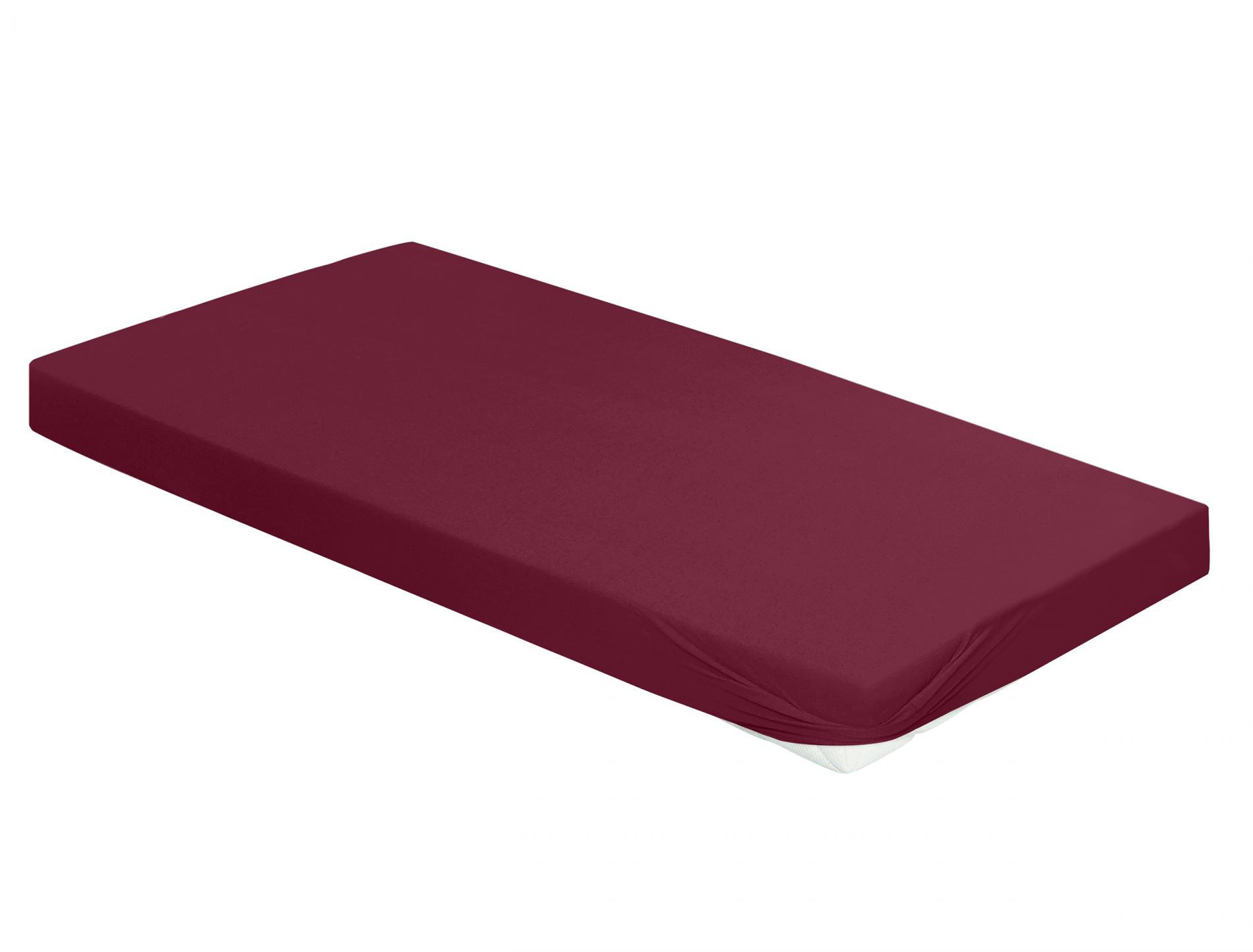 SPANNBETTTUCH VESUV-T 0012 - Rot, Textil (100/200cm) - Irisette
