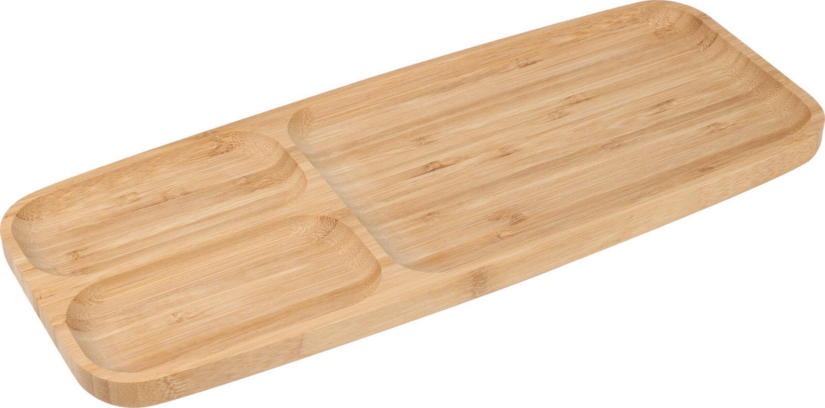 SERVIERBRETT Base Braun 39/16/2 cm Holz - Braun, Holz (16/2/39cm) - Mondex