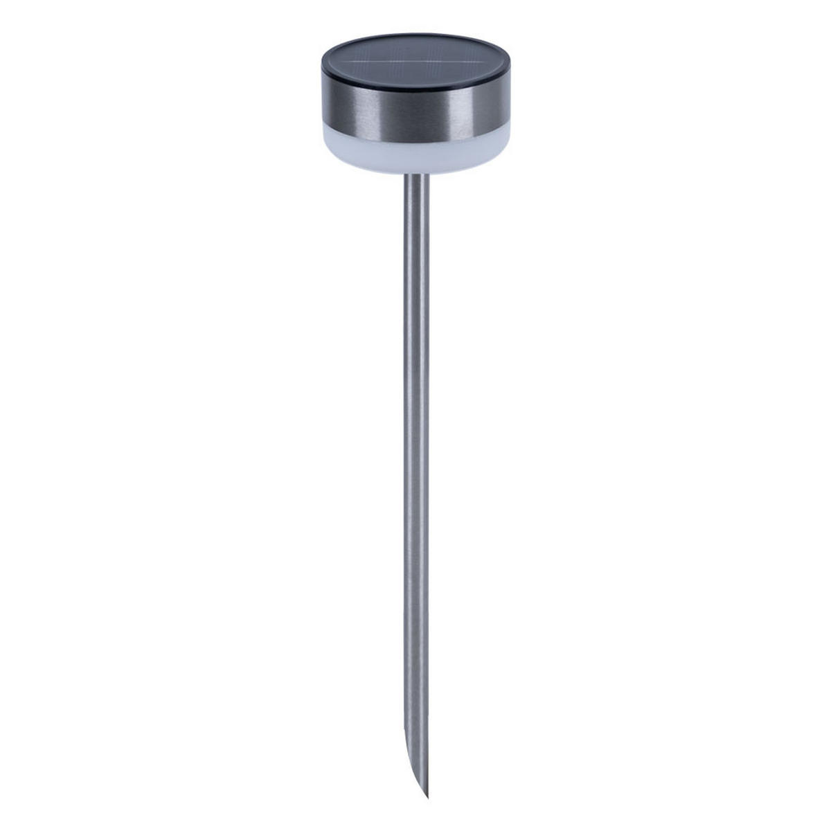LED AUSSENLEUCHTE Edelstahl Silber 2er Set - Silberfarben, Metall (9/9/39cm)