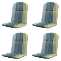 GARTENSTUHLKISSEN Nox - Mehrfarbig - 96/45/3,5 cm - 4er-Set - Multicolor, Textil (45/3/96cm) - Madison