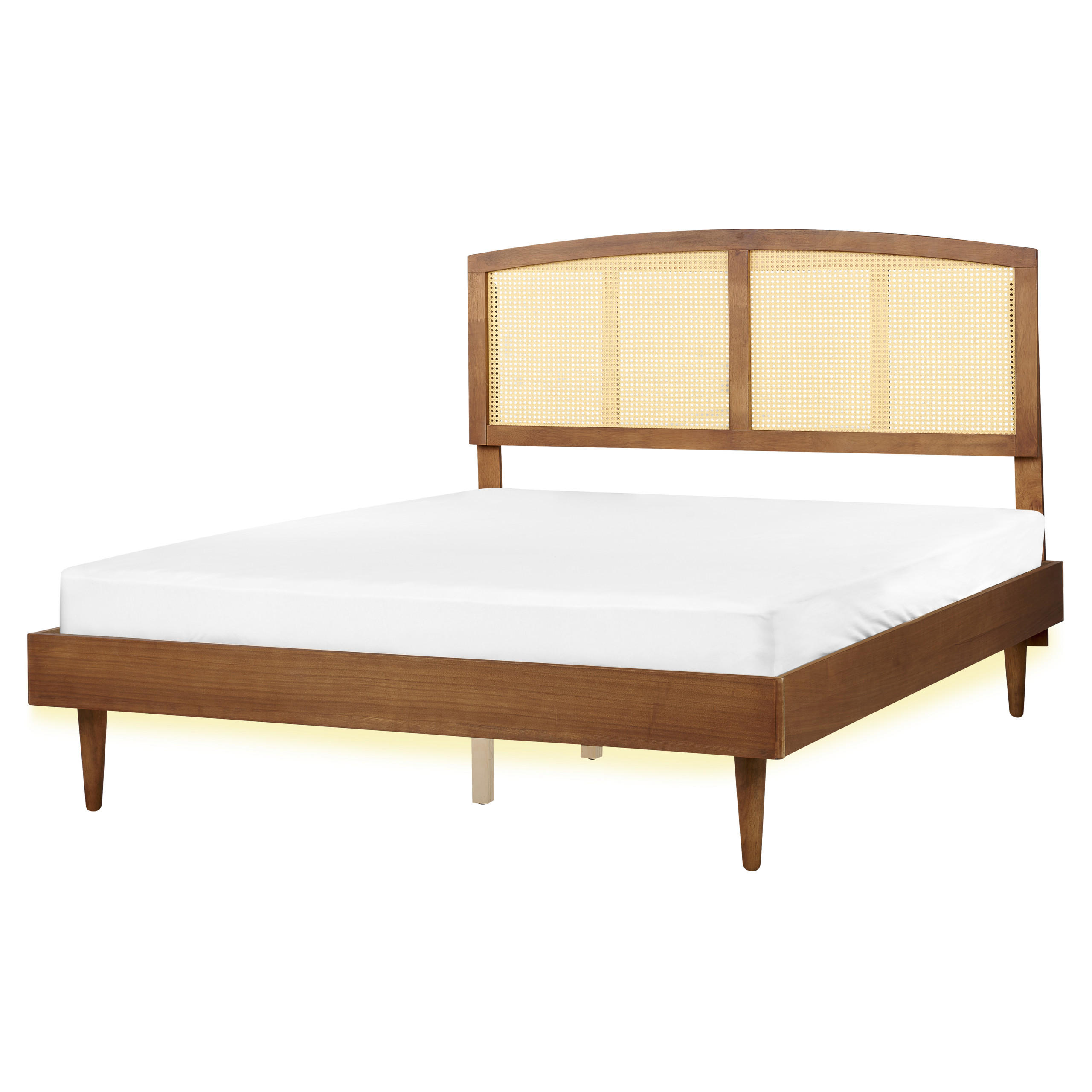 Beliani Bett Braun 160x200 cm
