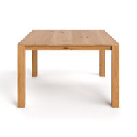 ESSTISCH Plain aus massivem Eichenholz 100x100 cm - Eichefarben/Naturfarben, Holz (100/100/75cm) - Danzz