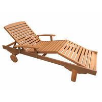 SONNENLIEGE singapour Braun - Braun, Metall (72/87/196cm) - Habitat Garten