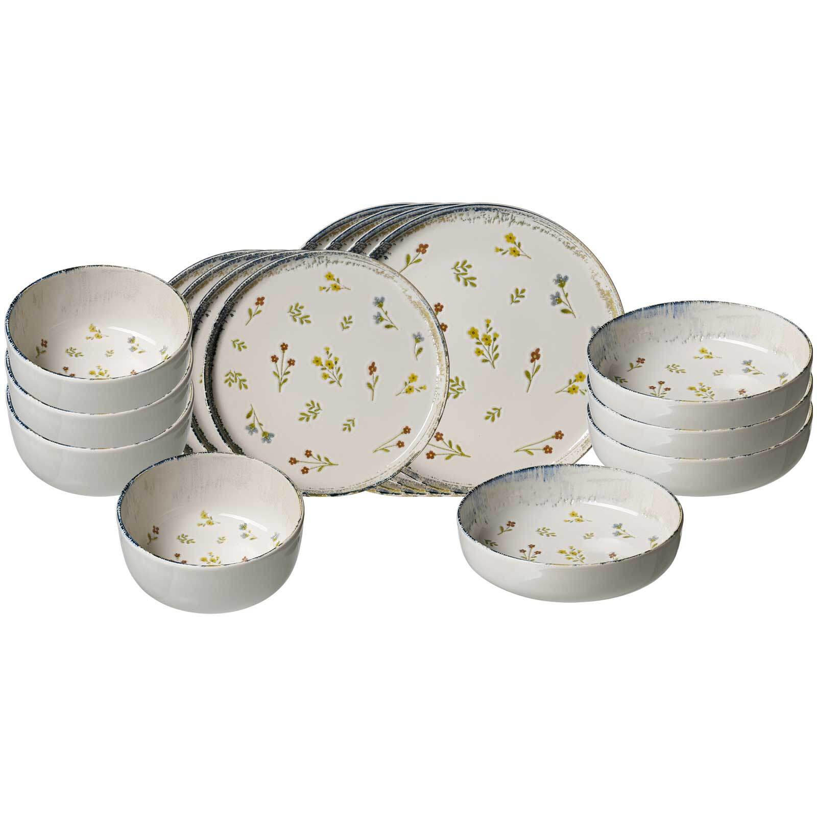 EINSTEIGER-SET Viola bunt 16er Set - Multicolor, Keramik (1/1/1cm) - Ritzenhoff Breker