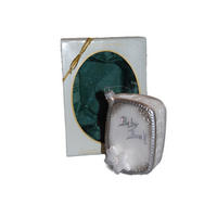 CHRISTBAUMSCHMUCK Baby-Buch Silberfarbig 10cm (Glas / 1 Stk.) - Silberfarben, Glas (4/10/7cm) - Krebs Glas Lauscha