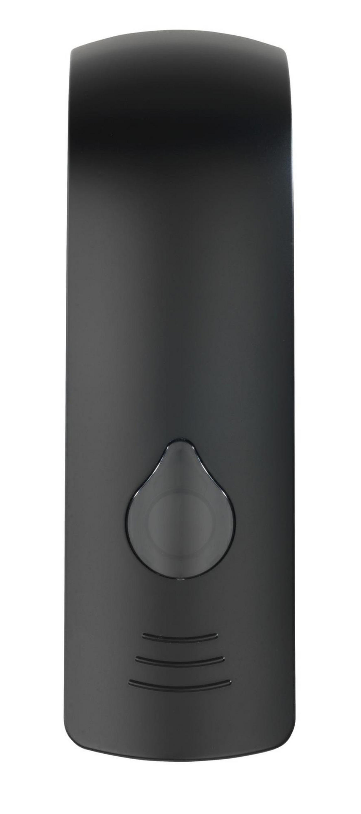 SEIFEN- und Desinfektionsmittelspender Ranera 280 ml 7,5/7/22 cm - Schwarz, Kunststoff (7/22/7.5cm) - Wenko