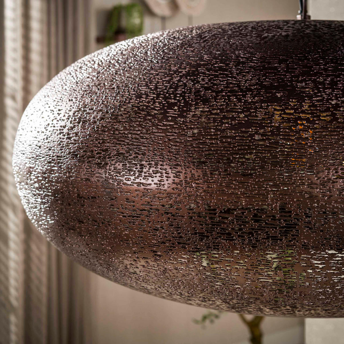 HÄNGELEUCHTE Cielo Braun 68/68/150 cm - Braun, Glas (68/68/150cm) - Hoyz Collection