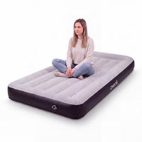 LUFTBETT Luftmatratze Camping BeamRest grau 191x99x25cm - Grau, Kunststoff (99/191cm) - Avenli